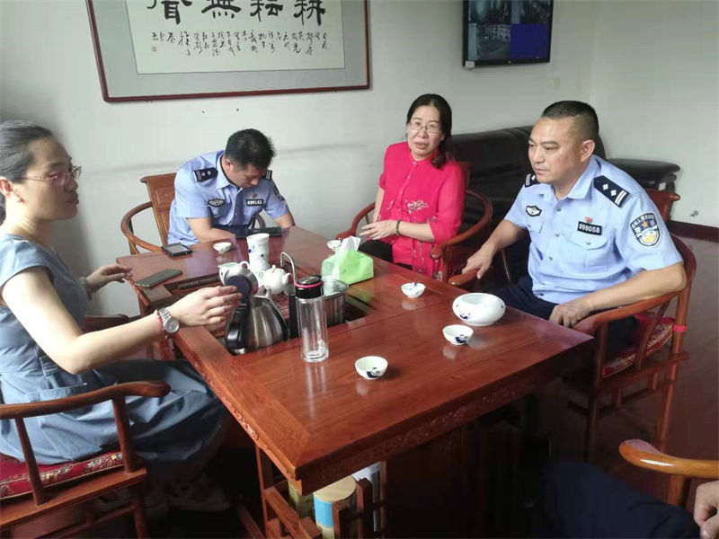 奉新县公安局副政委杨上彪到古天乐代言太阳集团走访调研