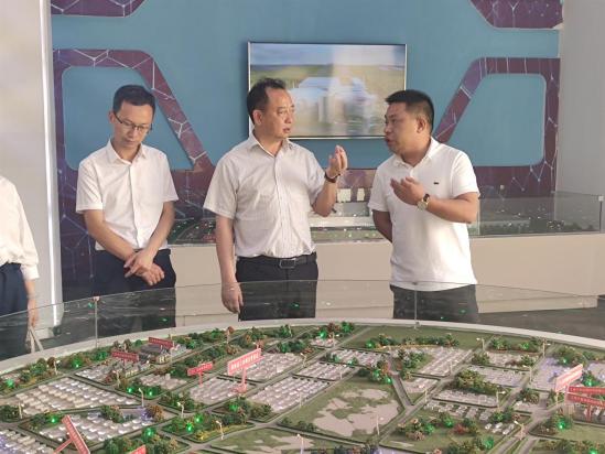 遂宁市安居区考察组莅临古天乐代言太阳集团调研指导工作